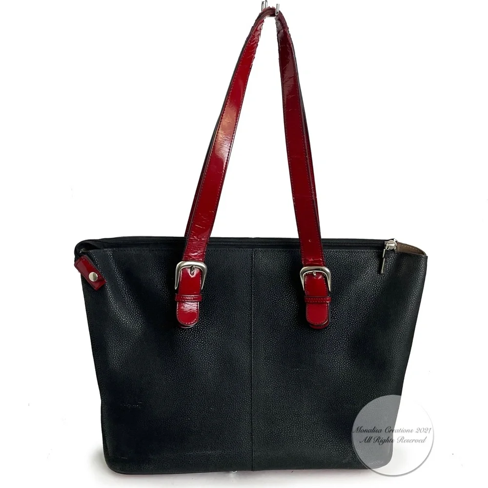 Jack Georges Bag Milano Madison Avenue Business Tote Computer * Damaged Straps *